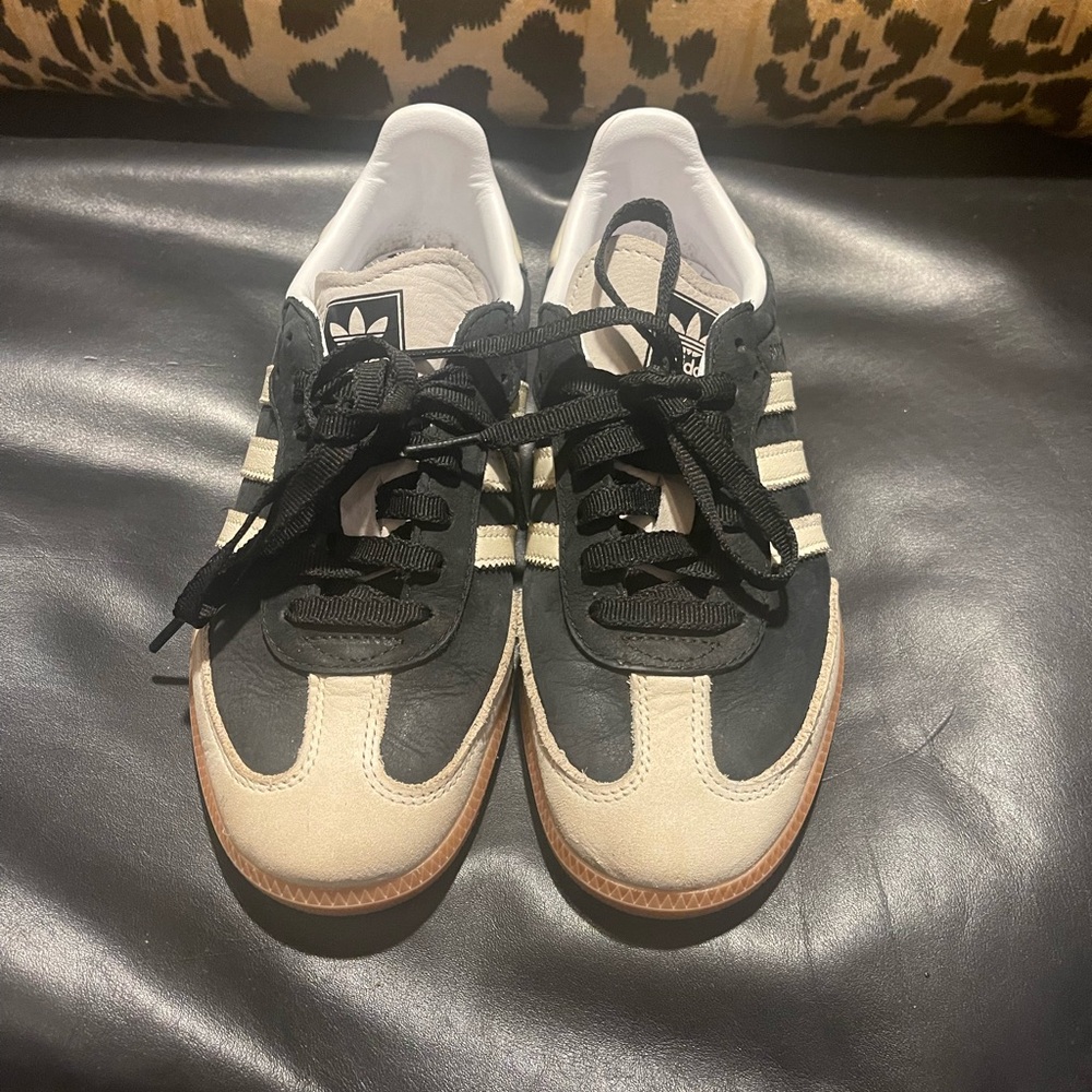 Adidas Originals Black and Cream Sneakers